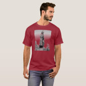 T-shirt Statue de Fort McHenry B+W (Devant entier)