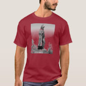 T-shirt Statue de Fort McHenry B+W (Devant)