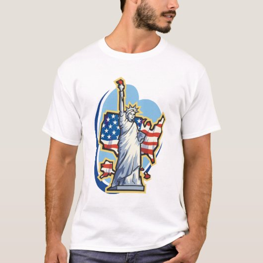 T-Shirt Statue de la Liberté (Devant)