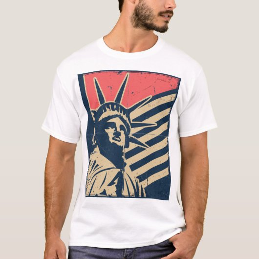 T-shirt Statue de la Liberté (Devant)