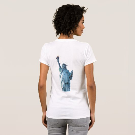 T-shirt Statue de la liberté (Dos entier)