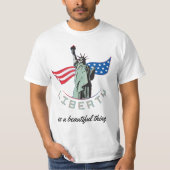 T-shirt Statue de la Liberté (Devant)