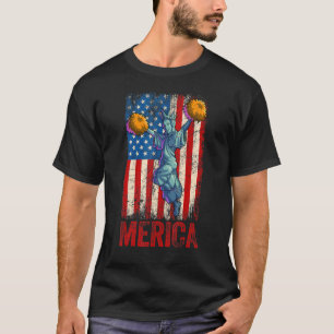 T-shirt Statue De La Liberté 4 juillet Boy Men Ame