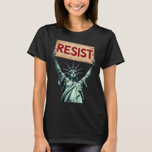 T-shirt Statue De La Liberté 4 juillet Patriotique Résiste