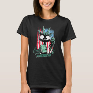 T-shirt Statue de la Liberté Chat Liberkitty 4 Juillet Noi