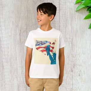 T-shirt Statue de la Liberté Grunge