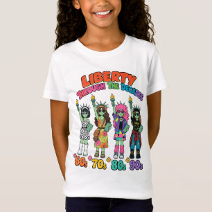 T-Shirt Statue de la Liberté Mode Rétro à Travers 4 Décenn