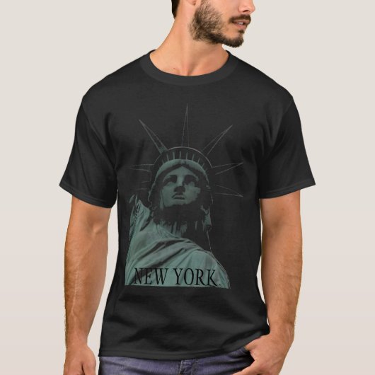 T-shirt Statue de la Liberté New York Chemise Souv (Devant)