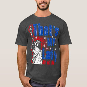 T-shirt Statue de la Liberté Patriotique American Pride 4e
