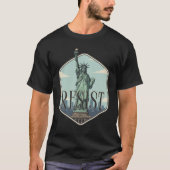 T-shirt Statue de la Liberté Résiste (Devant)