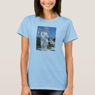 T-shirt Statue De L'Ange À Lilac