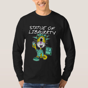 T-shirt Statue De Liberté 4 Juillet America Mignonne