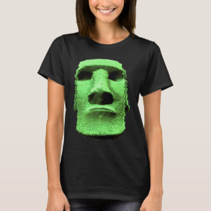T-shirt Statue de Moai L'île de Pâques Rapa Nui Monolith