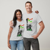 T-shirt statue de rasta de liberté (Unisexe)
