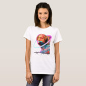 T-shirt Statue de tête esthétique (Devant entier)