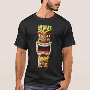 T-shirt Statue de Tiki de la Polynésie hawaïenne