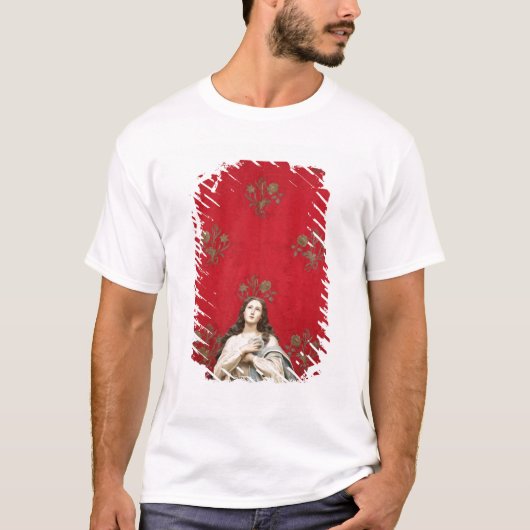 T-shirt Statue de Vierge dans une église de Spaccanapoli, (Devant)