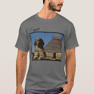 T-shirt Statue du Grand Sphinx Giza Cairo Egypte Photo de