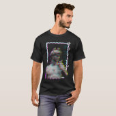 T-shirt Statue grecque ancienne vaporwave synthwave glitch (Devant entier)
