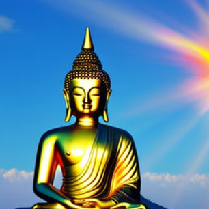 T-shirt Statue Spirituelle Bouddha