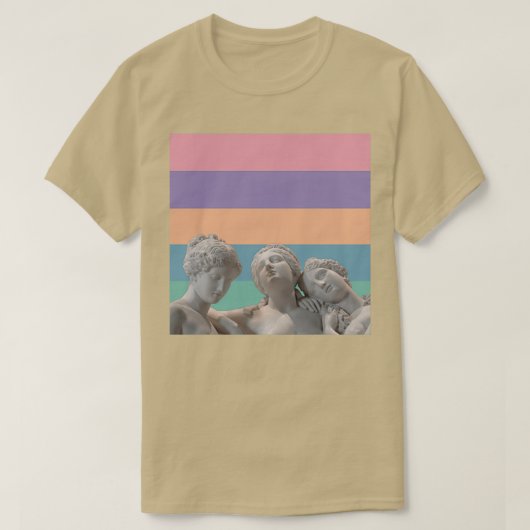 T-shirt statue vintage (Design devant)