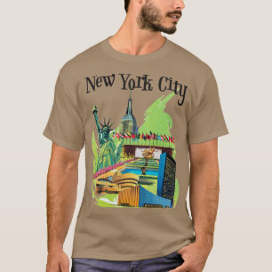 T-shirt Statue vintage de New York City de la liberté Art