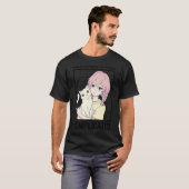 T-shirt Statut de relation Complicated Cat Propriétaire d (Devant entier)