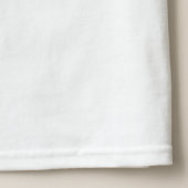 T-shirt statut devoirs drôle encore occupé jeu texte blanc (Détail - Ourlet (en blanc))