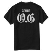 T-shirt Statut OG  coup de dos