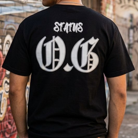 T-shirt Statut OG  coup de dos