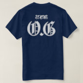 T-shirt Statut OG  coup de dos (Design dos)