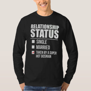 T-shirt Statut Relatif Pris Par Hot Bosnian Pride Bos