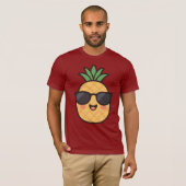 T-shirt Stay Cool – Kawaii Pineapple Summer Design (Devant entier)