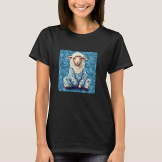 T-shirt Stay Cozy with a Funny Sheep in Pajamas