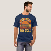 T-shirt Stay Gold - Outsiders Classic 1980 Retro (Devant entier)