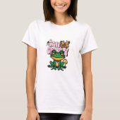 T-shirt Stay Groovy Frog (Devant)