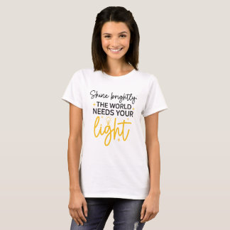 T-shirt Stay Inspired! Motivation Quote Shirt 100% Cotton