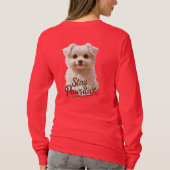 T-shirt Stay Pawsitive – Cute & Motivational Dog Lover  (Dos)