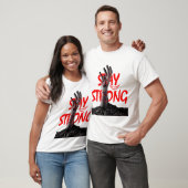 T-shirt Stay Strong Motivational Quote Design  (Unisexe)