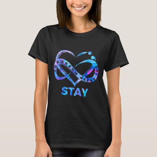 T-shirt Stay Tomorrow Needs You Semicolon Suicide Preventi (Devant)