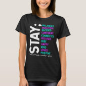 T-shirt Stay Tomorrow Needs You Suicide Prevention Awarene (Devant)
