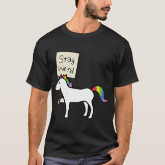T-shirt Stay Weird family
