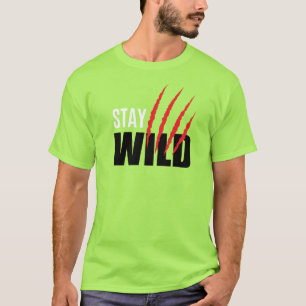 T-shirt Stay Wild Adventure Nature