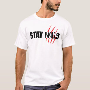 T-shirt Stay Wild Adventure Nature