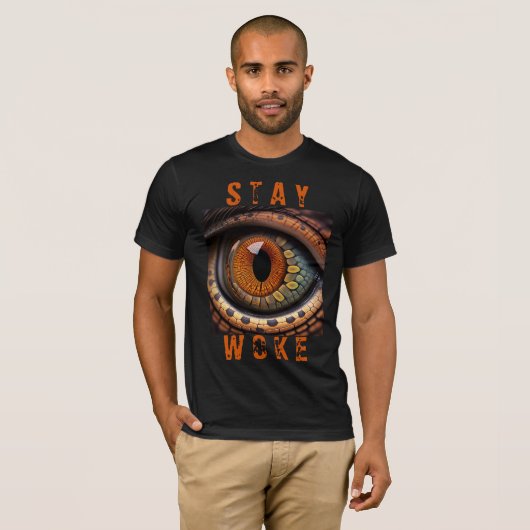 T-shirt "Stay Woke" Pro Woke (Devant entier)