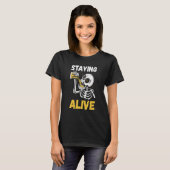 T-shirt Staying Alive Halloween Costume Beer ALl Saint's E (Devant entier)