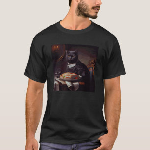 T-shirt Steak Black Cat Attack