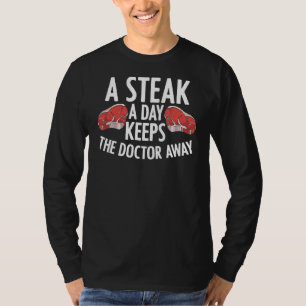 T-shirt Steak Carnivore Griller Master Viande Manger Viand