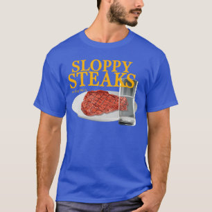 T-shirt Steaks Sloppy Vintage Ihink You Should Leave amis