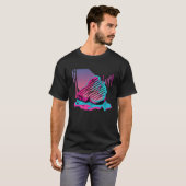T-shirt Steaks Vaporwave Rétrowave esthétique (Devant entier)